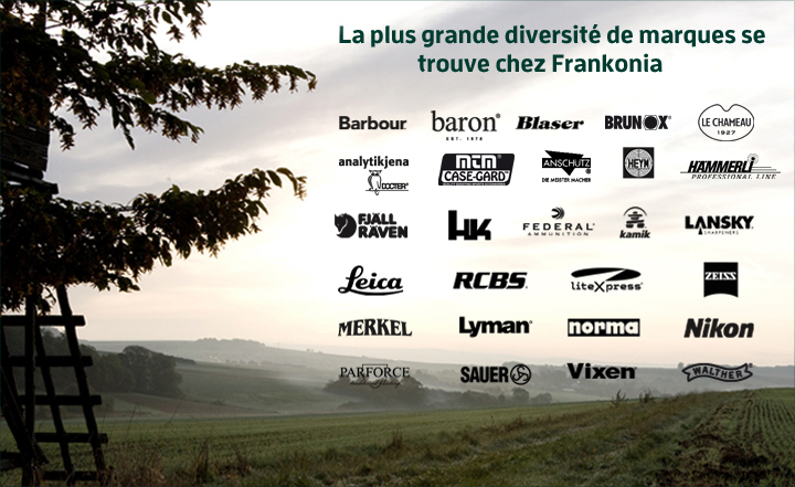 La diversité de marques la plus grande chez Frankonia