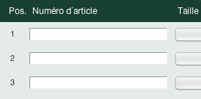 Allez vers la commande directe